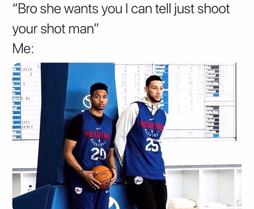 Bro she wants you I can tell just your shot man...